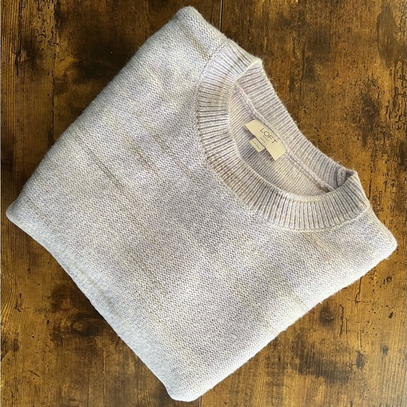 Loft Outlet SZ petite XL, pullover, fifty shades of grey knit sweater. - Picture 11 of 12